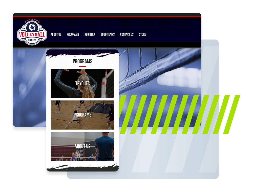 Club Website Overview