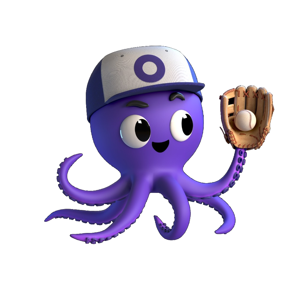 OTTO baseball mascot