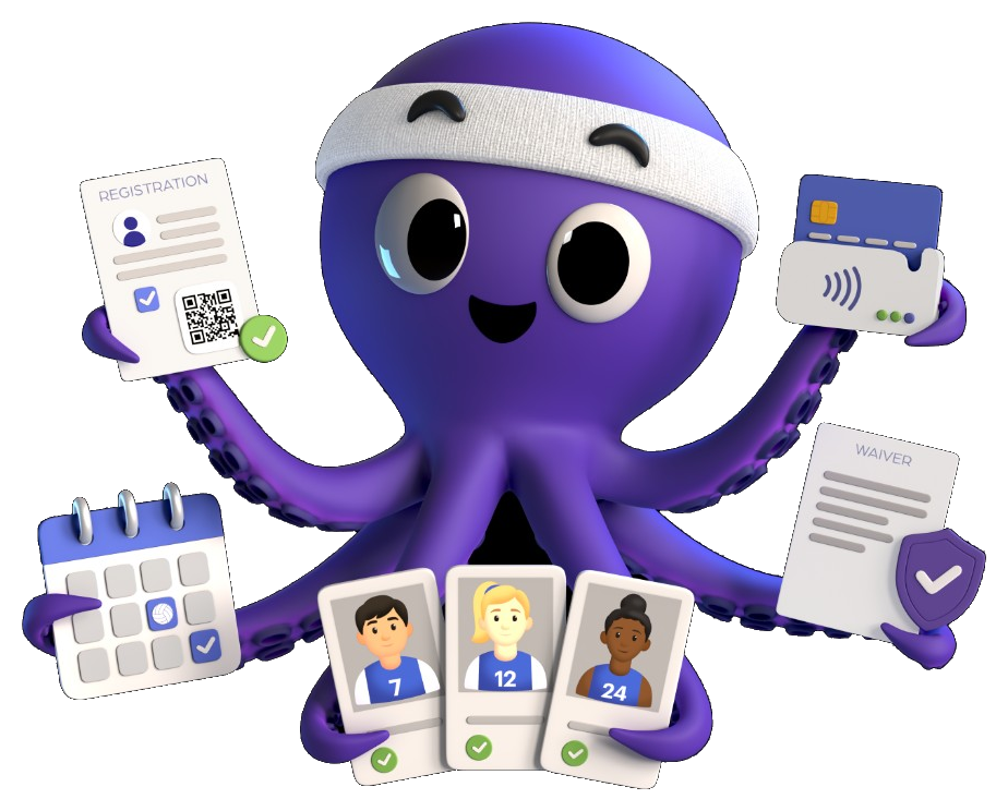 OTTO managing club registrations, payments, and player cards