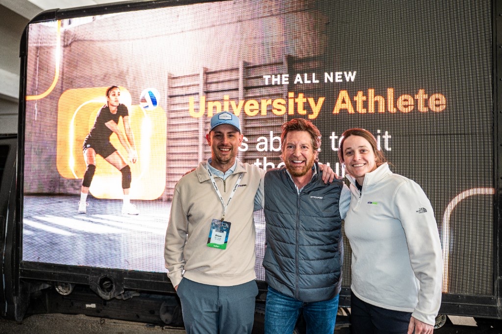 OTTO SPORT AI team at a University Athlete event